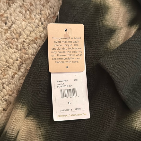 Spiritual Gangster Tie-Dye Forever Crewneck Sweatshirt - Picture 5 of 6